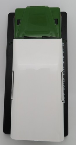 HACHETTE 1/24 LAND ROVER DEFENDER 110 2005 VERT TOIT BLANC IN BLISTER BOX - Foto 5 di 6