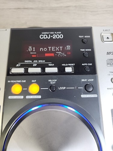 Pioneer CDJ-200 DJ Turntable Player Controller Mix Loop CD MP3 - Picture 4 of 9