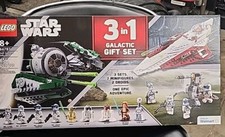 Lego Star Wars Jedi Masters Gift Set 3 Epic Builds in 1 Box Toy Building 66787