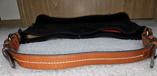 Dooney & Bourke Leder Wildleder Cooper Hobo große Handtasche Schultertasche Beuteltasche schwarz  - Bild 9 von 9