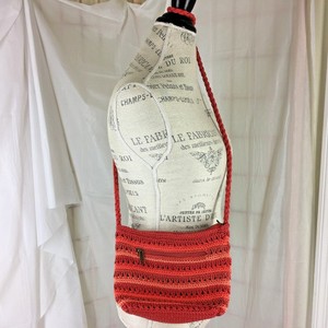 Croft-amp-Barrow-Crochet-Crossbody-Shoulder-Bag-Orange-Ombre-Handbag-Woven-Purse