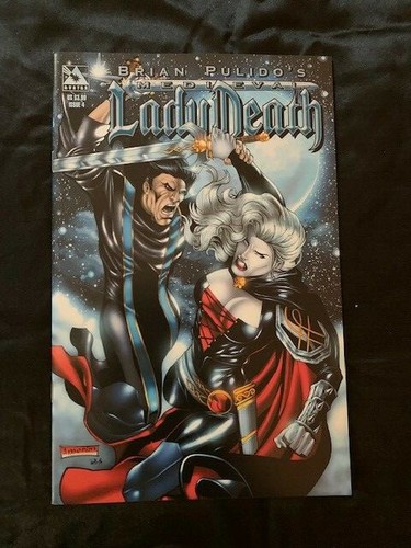 AVATAR BRIAN PULIDO MEDIEVAL LADY DEATH #4 WRAP PREMIUM DI AMORIM 3 COVERS - Picture 4 of 4