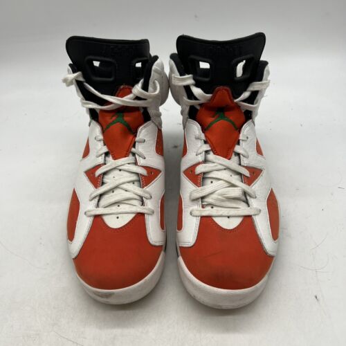 Nike Air Jordan 6 Retro Carmine 2017 Para hombres Talla 9.5 Blanco Rojo Negro 384664-145 - Imagen 3 de 5