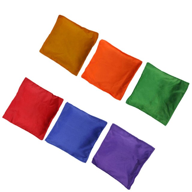 6 Pcs Cornhole Bohnenbeutel Lernspielzeug Für Kinder Sitzsack Für Kinder Quadrat 6 Pcs Cornhole Bohnenbeutel Lernspielzeug Für Kinder Sitzsack Für Kinder Quadrat