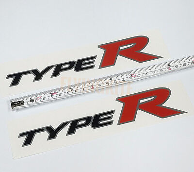 Honda Civic Type R Side Vinyl Decals Stickers Set Jdm Vtec Turbo Fk8 Fk2 Fn2 Fd2 Ebay