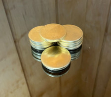 Brass Disk Circle Blanks 1-1/4" Diameter 1/8'' Thick 10 Pieces Disc Discs Disks