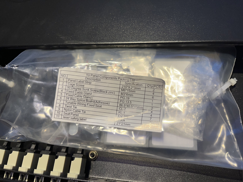 Panneau de brassage coulissant fibre multimode duplex 24 ports EXCEL 1U - Noir - Photo 4/7