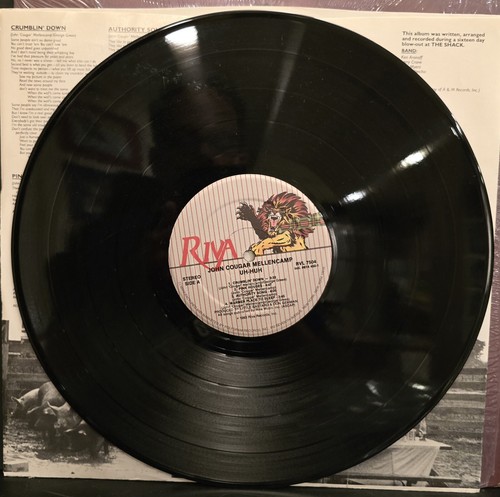 John Cougar Mellencamp Uh-Huh 1983 LP Riva RVL 7504 NM Vinyl Shrink Hype Sticker - Bild 9 von 10