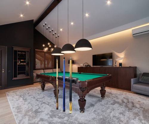 Pool Cue Holder, 2-Cue Portable Pool Stick Holder for Table, Weighted & Durab... - Picture 7 of 7