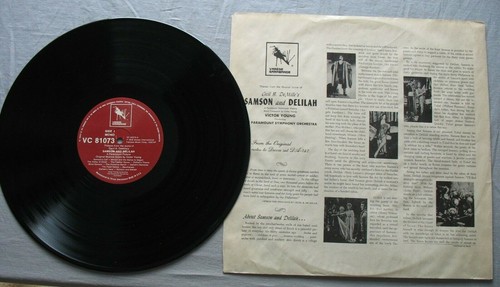 OST053) Samson and Delilah Quiet Man LP OST Soundtrack Varese STV 81073 - Picture 3 of 6