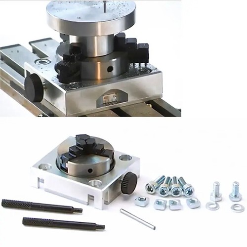 Tisch Holzbearbeitung Bohrmaschine Indexierkopf Bohrfutter und Hartmetallschraubstock - Bild 5 von 8