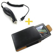 NAVI TASCHE/ETUI & KFZ LADEKABEL Garmin Dezl 560LT nüvi 1450T 2460LMT