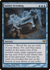 Sanity Grinding Eventide NM Blue Rare MAGIC THE GATHERING MTG CARD ABUGames