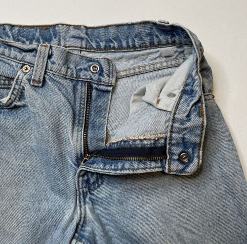 Levis 305 Made in USA Light Wash Blue Jeans 26 x 27 Regular Size 12 - Picture 3 of 16