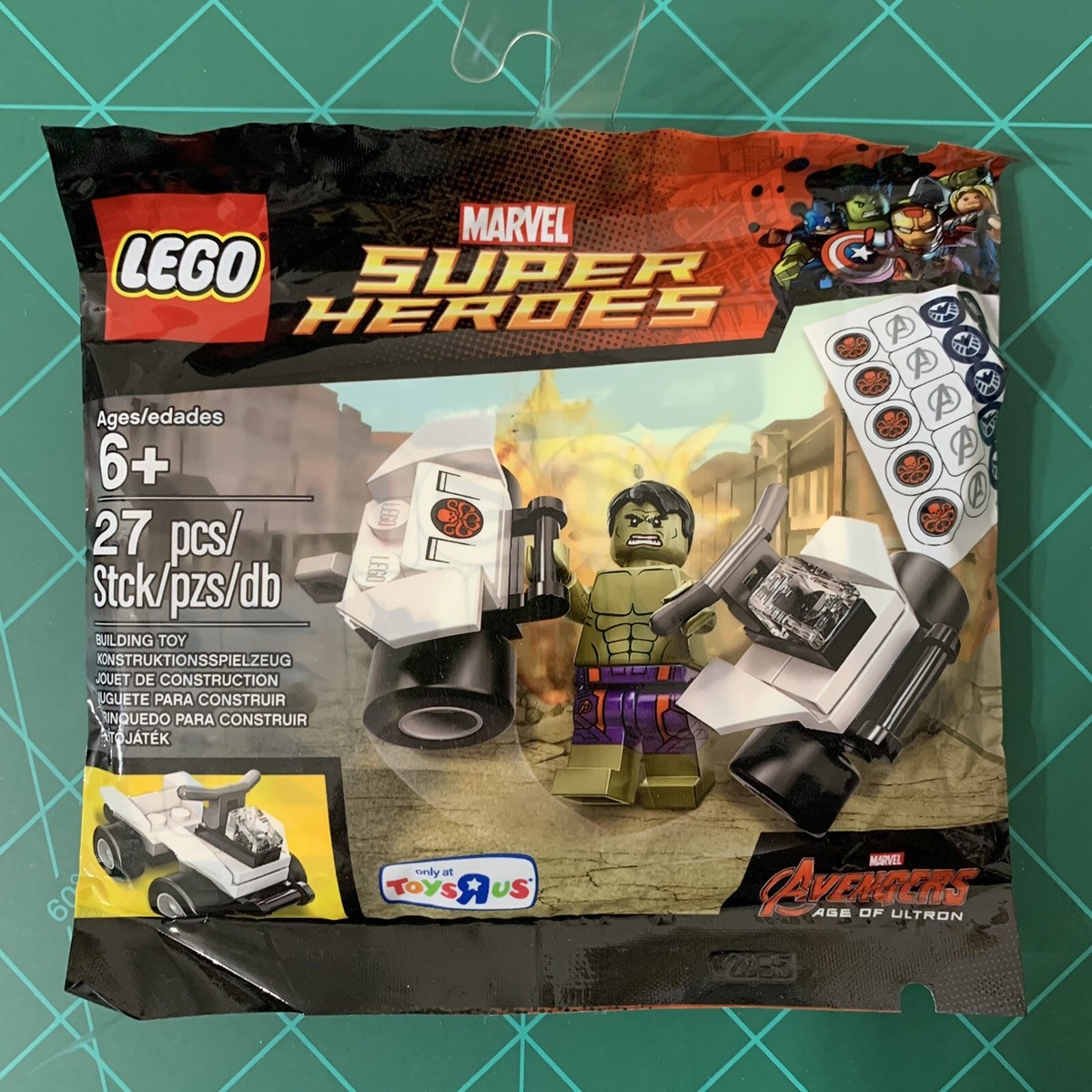 LEGO 5003084 The Hulk Polybag Marvel Super Heroes Hulk Guy Who Is Always Angry