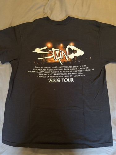 Camisa De Colección Staind 2009 Tour Doble Cara Muy Desteñida Talla XL ENVÍO RÁPIDO  - Imagen 4 de 5