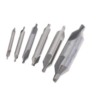 6Pieces Countersink Steel 90 Degree Flute Chamfer Metric Drill Bit Silver