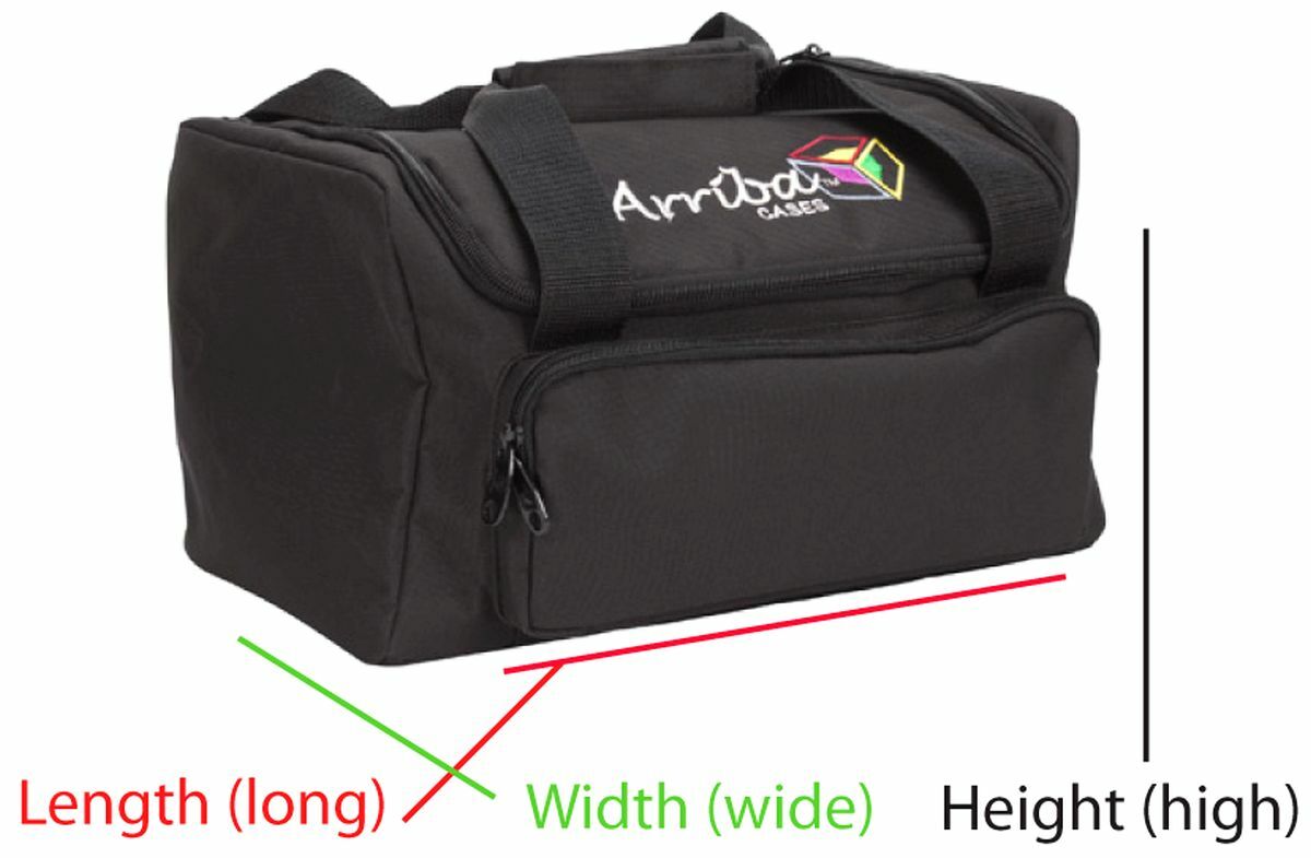 Arriba Cases Ac-120 Padded Gear Transport Bag Dimensions