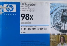 HP LaserJet Print Cartridge 98x 4, 4 , 4M, 5, 5 , 5M 92298X