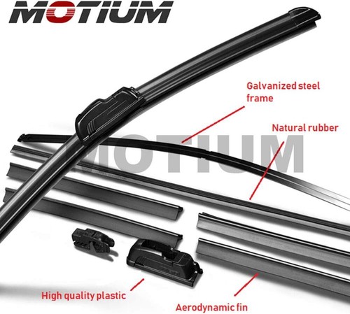 OEM QUALITY Premium All-Season Windshield Wiper Blades (22"+22" pair - Picture 4 of 4