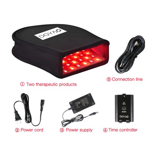 Near Infrared Red Light Therapy Hand Mitten Gloves for Pain Relief Joint Heeling - Picture 13 of 14