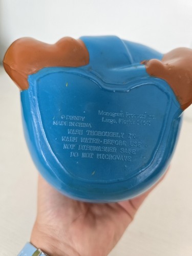 Vintage Disney Goofy “Big Sipper” Cup Water Drink Bottle No/ Straw 12" Plastic - Picture 7 of 7