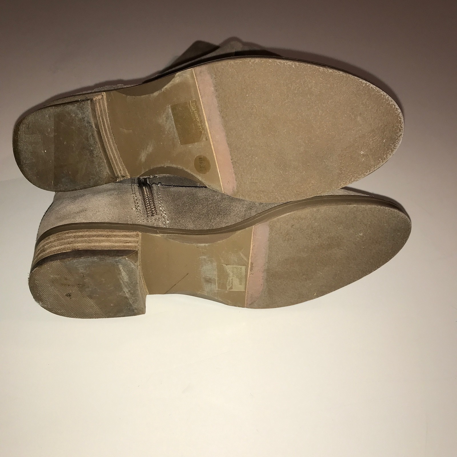 Sociedad Alto De Suela Teba Hasta La Rodilla Alto Sociedad botas Zapatos Taco apilados Cuero De Gamuza Café 8628f2 Sociedad Alto De Suela Teba Hasta La Rodilla Alto Sociedad botas Zapatos Taco apilados Cuero De Gamuza Café 8628f2