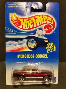 hot wheels 380 sel 1991