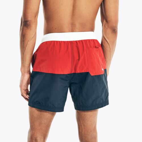 Nautica Traveler Swim Beach Bathing Suit Trunks Shorts Mesh Lined - Picture 62 of 68