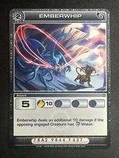 Chaotic Emberwhip 43/100 FAS 1st Edition Common Attack NM/LP