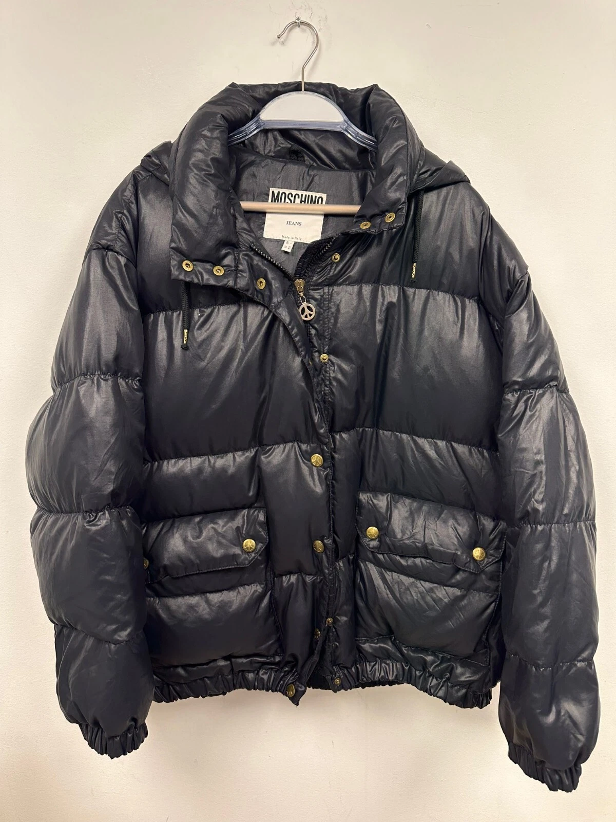 Moschino Jeans Piumino Vintage Rara Giacca USA12