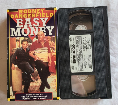 Easy Money 1983 Movie VHS Classic Rodney Dangerfield Tested & working - Afbeelding 1 van 4