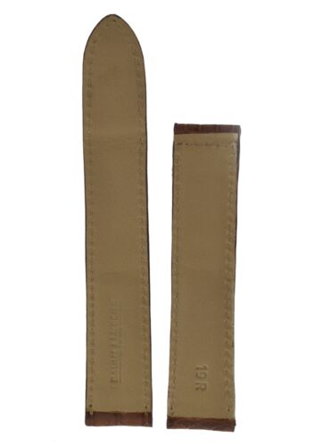 Baume & Mercier Alligator Leather Brown 19MM x 18MM Strap - Picture 2 of 3