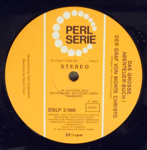LP : Das grosse Abenteuerbuch 1 , Perl DSLP 2/980 , 1969 , Made in Germany ,2 LP - Bild 7 von 11