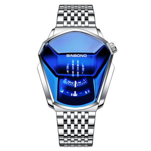 Golduhr, Handsome Herrenuhr BINBOND Luxus Militär Sportuhr, - Bild 17 von 26