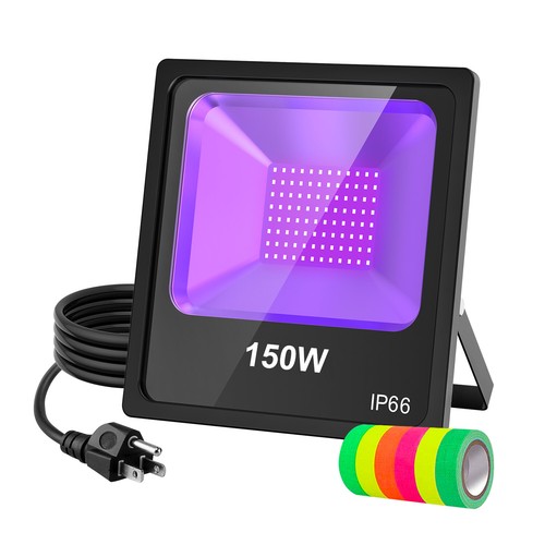 LED Schwarzlicht für Glow Party Tanz Bühne Weihnachten Schwarzlicht 80W 100W 150Watt - Bild 4 von 14