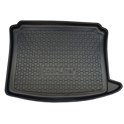 Geriffelte Kofferraumwanne für Seat Leon 2 1P Schrägheck Hatchback 5-türer 2005 Geriffelte Kofferraumwanne für Seat Leon 2 1P Schrägheck Hatchback 5-türer 2005