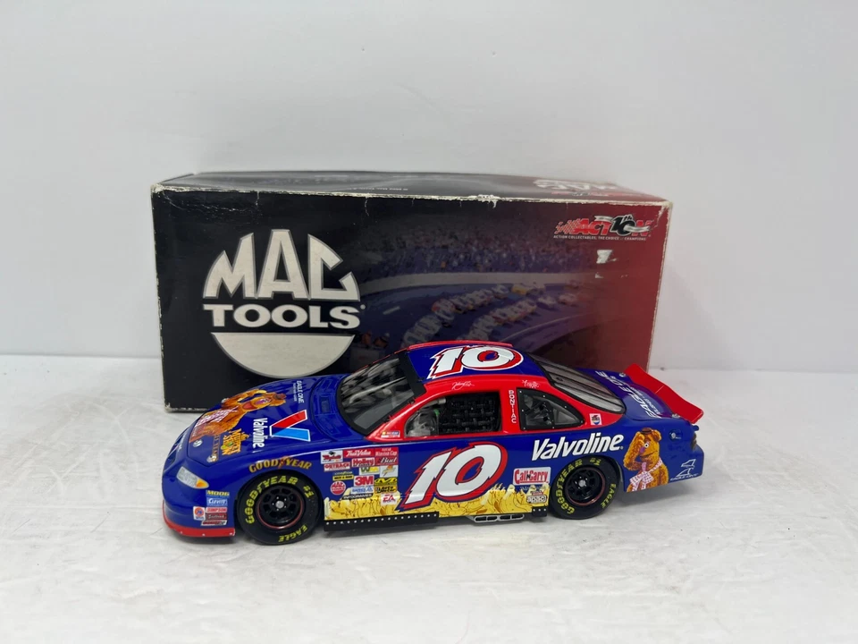 Action Nascar #10 Johnny Benson Valvoline The Muppets Mac Tools 1:24 Diecast - Image 3 of 4