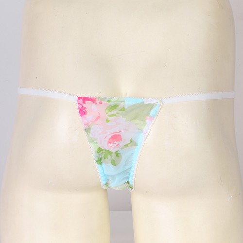 Herren Blumenmuster niedrig erhöht G-String Tanga Sissy Höschen Bikini Slips Unterwäsche - Bild 16 von 83