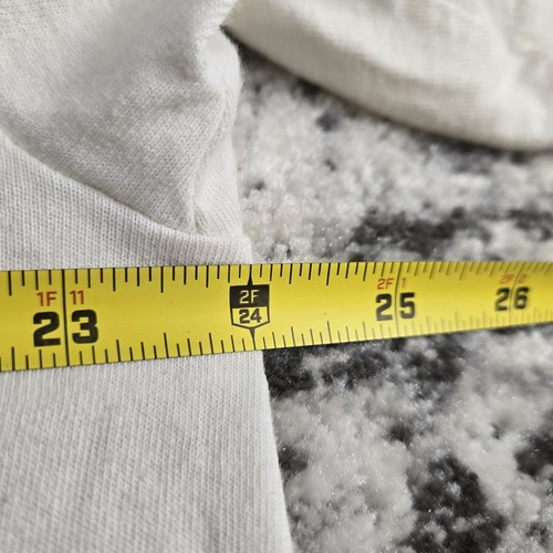 Vtg 1996 No Doubt Spiderwebs Tour Shirt XL White Gwen Stefani Band Tee 90s - Foto 3 di 13