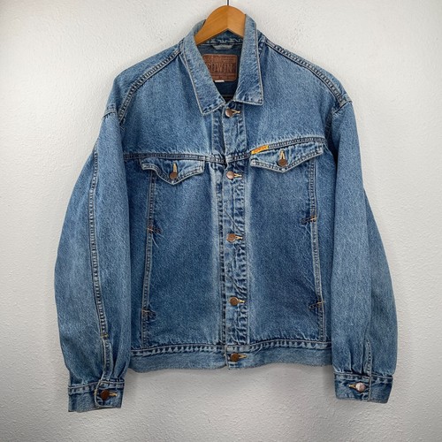 Vintage Edwin Denim Jacket Made In Japan Size L - Picture 1 of 12