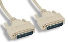DB25 szeregowy męski na męski kabel 3FT