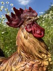 cockerel Rooster Fowl Garden or Interior Ornament Statues Weatherproof