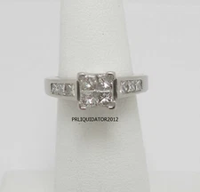 1.25CT Natural Diamond Engagement Wedding Anniversary Bridal Ring 14K White Gold