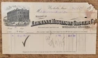 1895 Billhead Wichita Kansas Lehmann Higginson Grocers