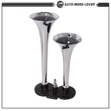Air Horn Dual Trumpet Truck Super Loud 12V Train Car Kit Compressor 178DB Boat