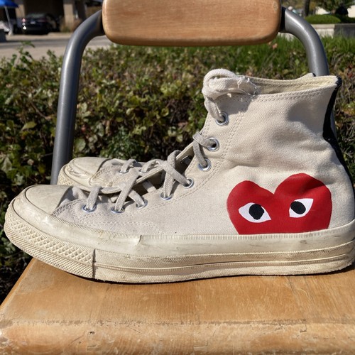 Größe 9 - Converse Comme des Garçons Play x Chuck 70 2015 High Milk - Bild 3 von 11