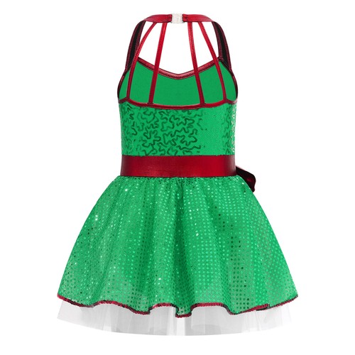 Girls Ballet Leotard Bowknot Dance Dress Soft Tutu Dress Stage Performance - Bild 21 von 35