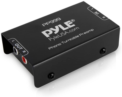 Phono Turntable Preamp - Mini Electronic Audio Stereo Phonograph Preamplifier wi