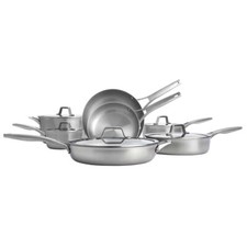 Calphalon Premier Stainless Steel Pots and Pans, 12-Piece Cookware Set New Model